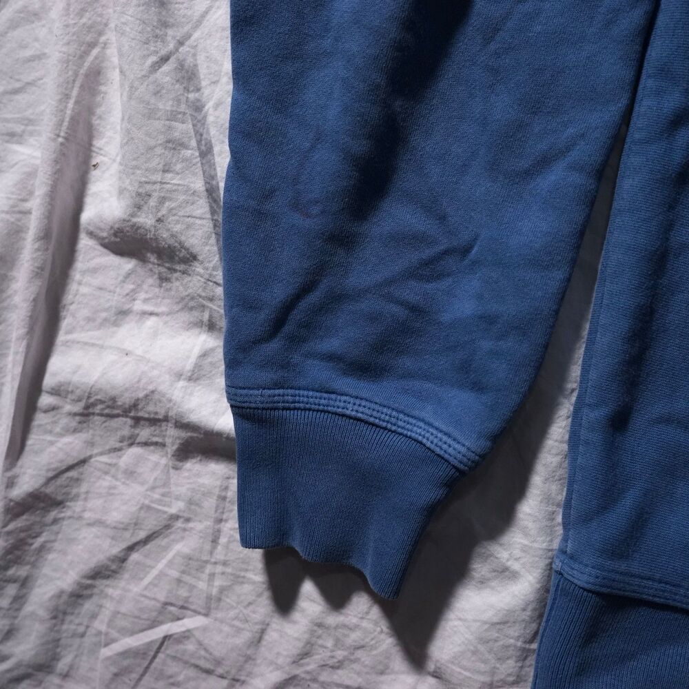Stussy Logo Crewneck Sweatshirt Blue Mens Large - Picture 4 of 8